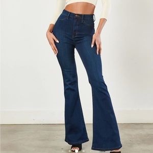 Vibrant M.I.U  High Rise Flare Jeans
